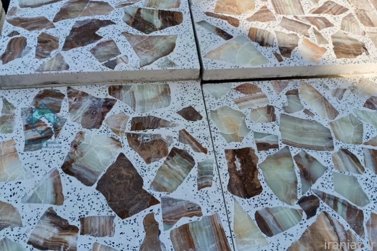 موزاییک لاشه مرمر سیرجان شکلاتی