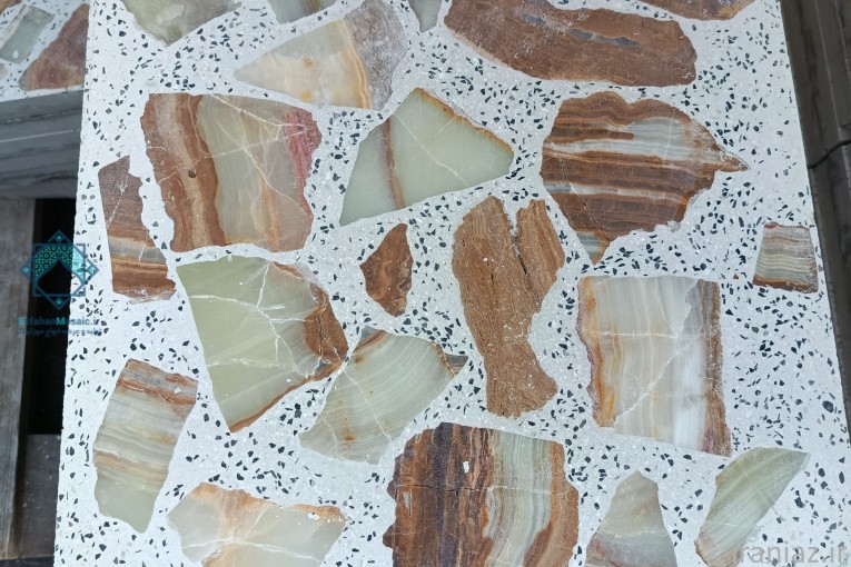 موزاییک لاشه مرمر سیرجان شکلاتی