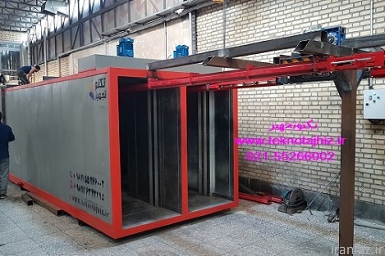 کوره کانوایری اتومات رنگ پودری 