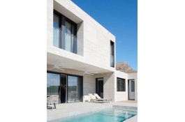 تراورتن مصنوعی، نمای سفید، نمای تایل