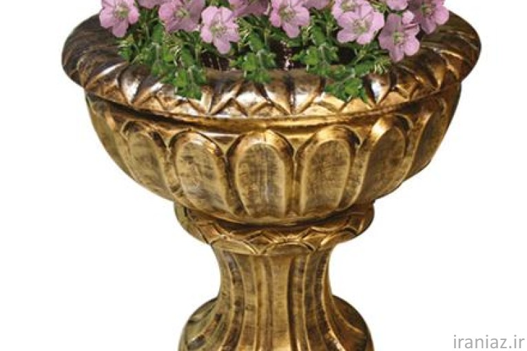 گلدان پایه دار فایبرگلاس زرین کار