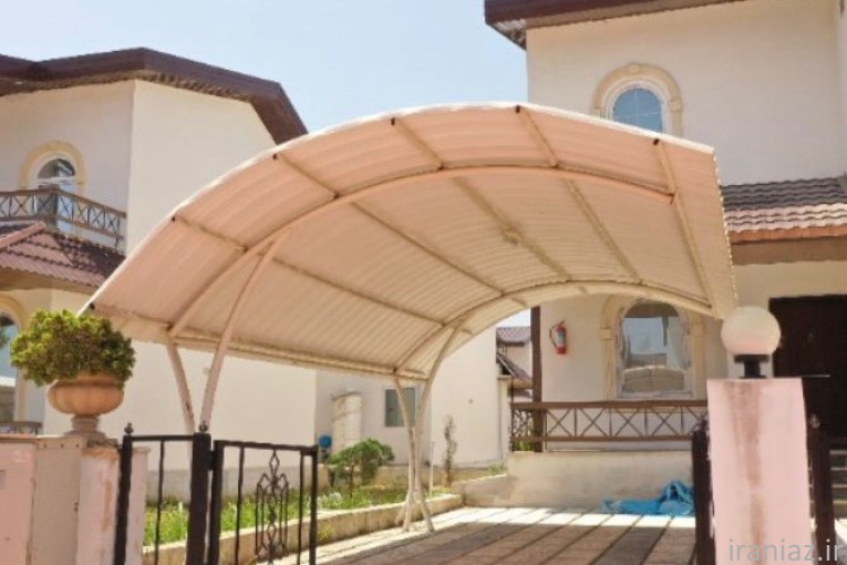 سقف پارکینگ و سایبان خودرو - ورق UPVC