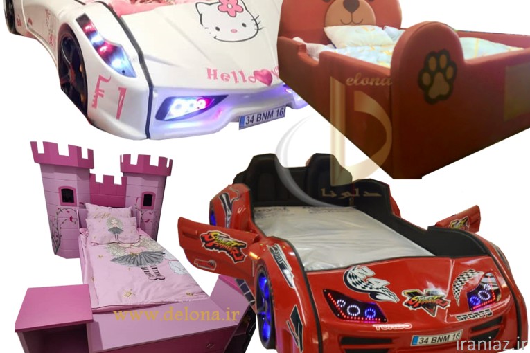 تخت خواب عروسکی پینترستی برند دلونا