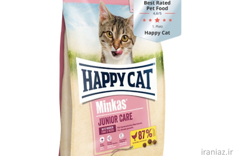 غذا خشک بچه گربه هپی کت مدل مینکاس 