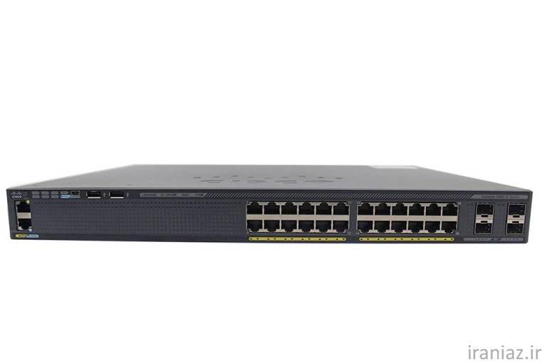 سوئیچ شبکه سیسکو 24 پورت WS-C3850-24XS-S