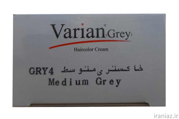 رنگ مو خاکستری متوسط تیوپی واریان