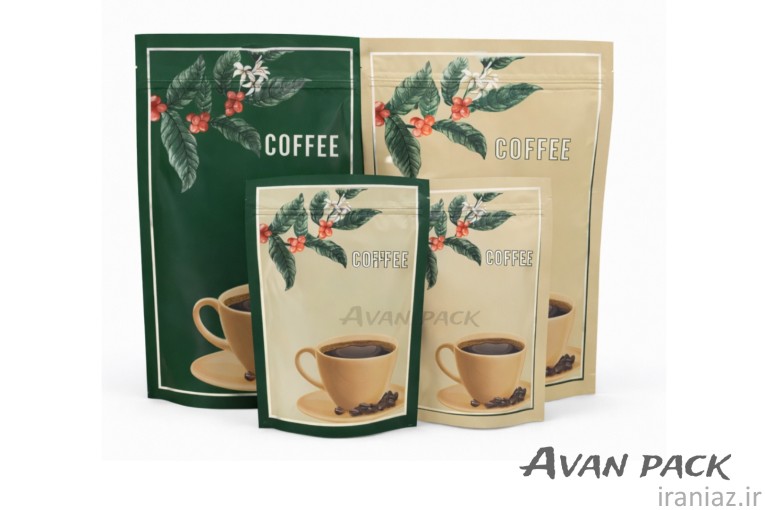 پخش پاکت آماده قهوه با چاپ عمومی و ساده