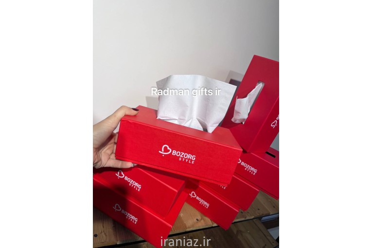 جعبه دستمال تبلیغاتی