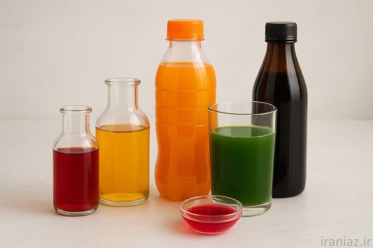 فروش رنگ طبیعی مناسب آبنبات و پاستیل