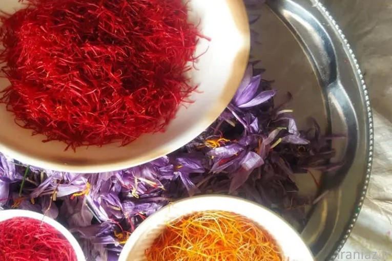 زعفران اصل سرگل نگین مستقیم از کشاورز