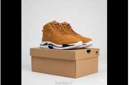 کفش ساقدار مردانه نسکافه ای مدل EMTO