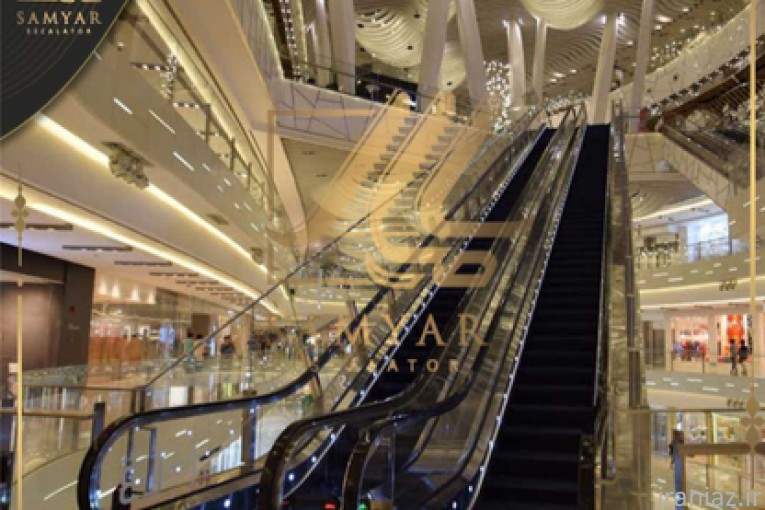 شیشه پله برقی