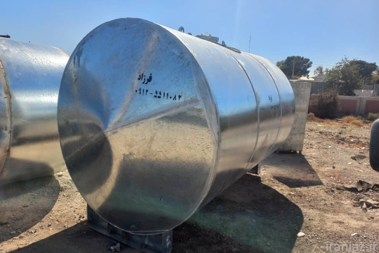 مخزن آب تانکر آب و سوخت فلزی