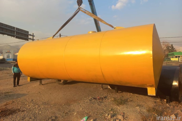 مخزن آب تانکر آب و سوخت فلزی