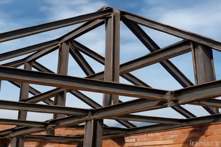 جوشکاری خرپا پوشش نصب  سقف