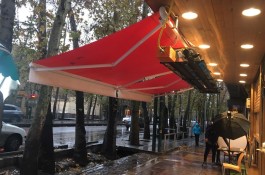 سایبان رستوران 