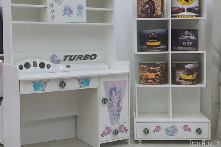 تخت خواب تکشاخ ماشینی دخترونه ای جذاب