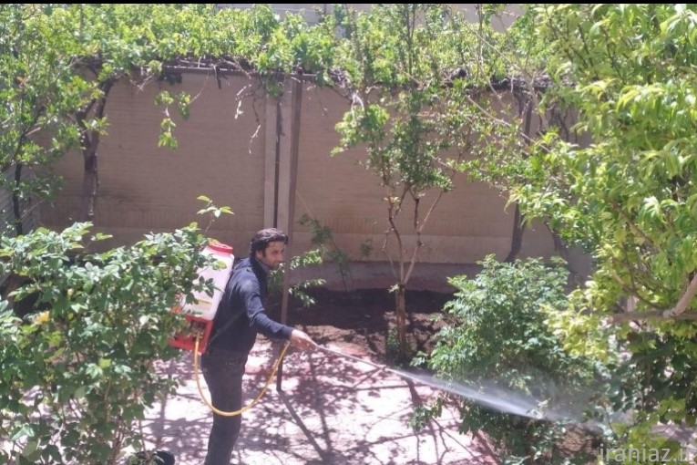 خدمات باغبانی سم پاشی تعویض خاک