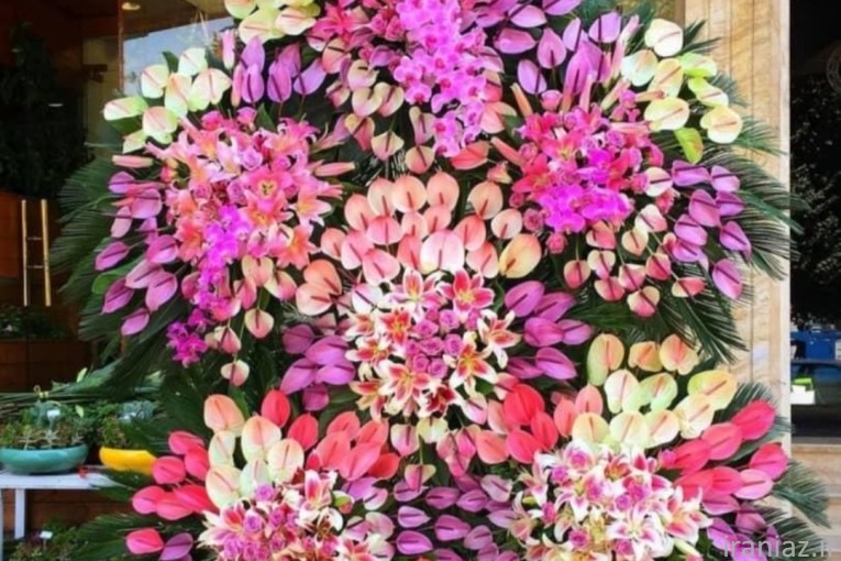 تاج گل سه تا هفت طبقه مدرن