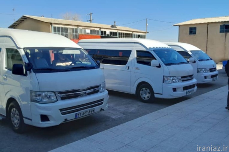 اجاره ون دربستی ون تویوتا هایس شیراز