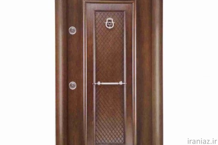 درب ضد سرقت تک قاب چهارخونه هلالی