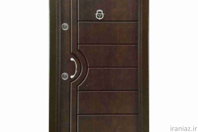 درب ضد سرقت طرح ترک CNC روکش راش کد 11