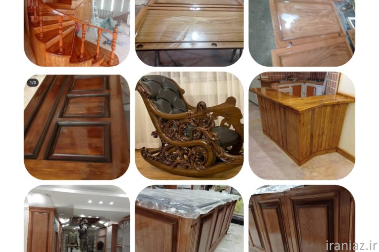  رنگکاری مبلمان چوبی و تختخواب