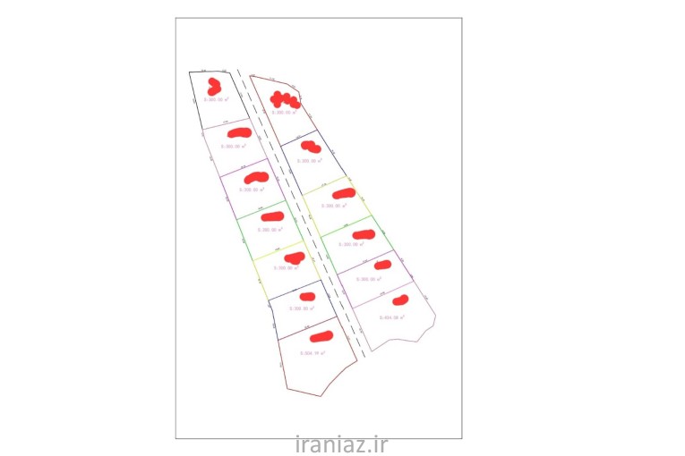  فروش ملک متراژ500.400.300متری