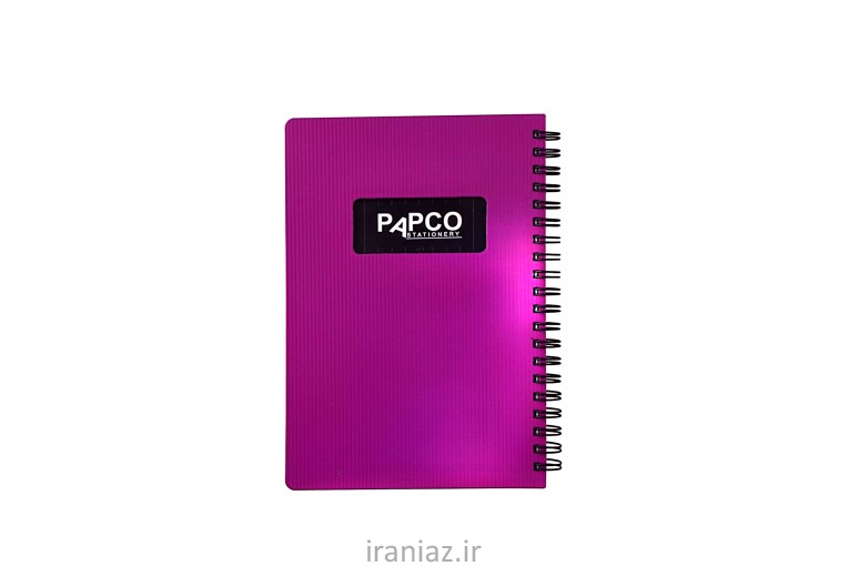 دفتر یادداشت یک خط متالیک برند Papco 