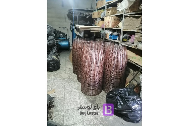 تولید انواع فریم لوستر و آباژور (شید)