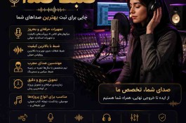 استدیو ضبط صدا: حرفه‌ای، برای تمام پروژه‌های صوتی شما