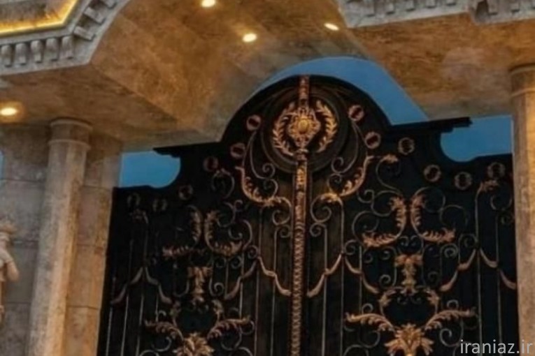درب باغ باغچه ویلا حیاط آهنی