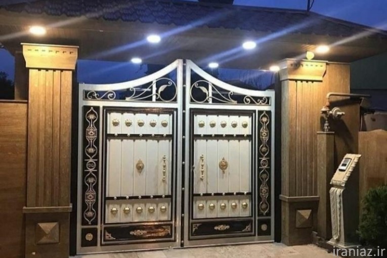 درب باغ باغچه ویلا حیاط آهنی