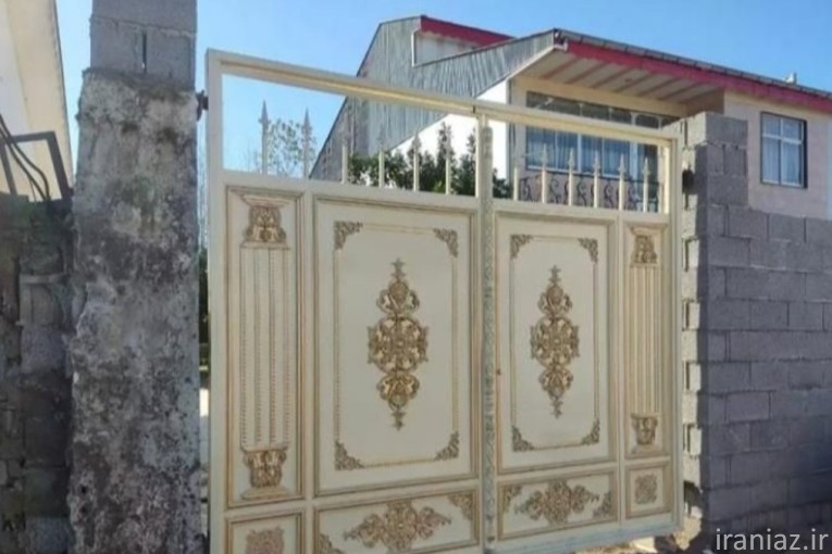 درب باغ باغچه ویلا حیاط آهنی
