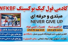 آکادمی فول‌کیک‌بوکسینگ آرتین(مبتدی تاحرفه‌ای)