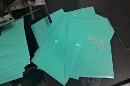 پوشه دکمه دار طلاکوب پاکت دکمه دار چاپی