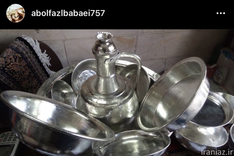 مسگری بابایی سفید کاری و پرداخت کاری انواع ظروف مسی