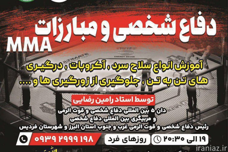آموزش دفاع شخصی توسط استاد رامین رضایی