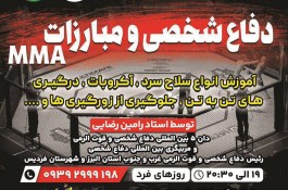 آموزش دفاع شخصی توسط استاد رامین رضایی