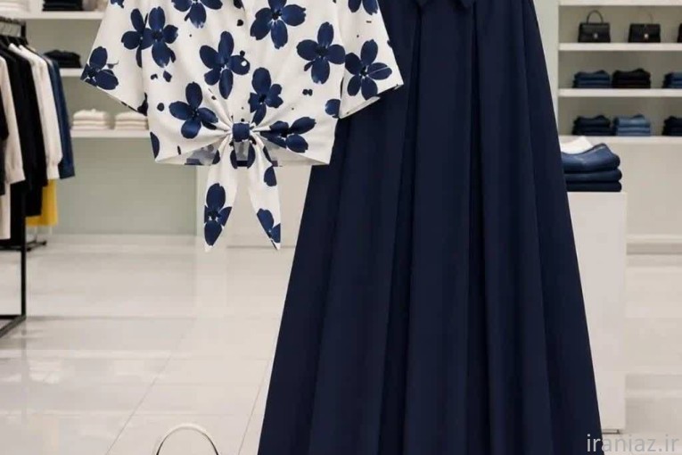 شومیز دامن رز گل