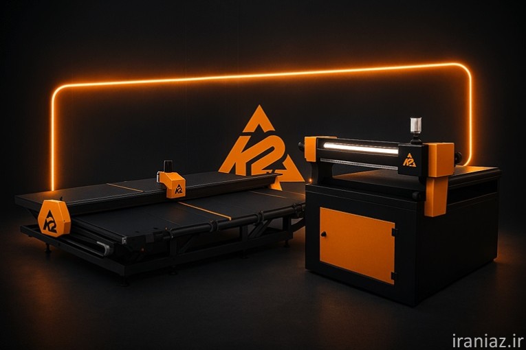 دستگاه برش سی ان سی CNC شیشه برند K2