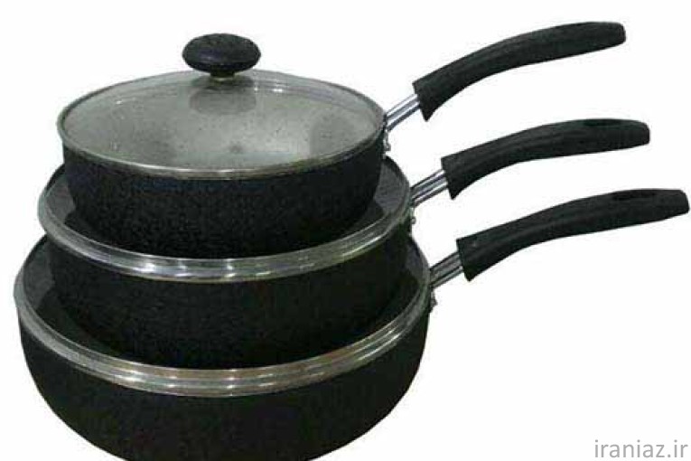 قابلمه وماهیتابه دو رو گرانیت عمده