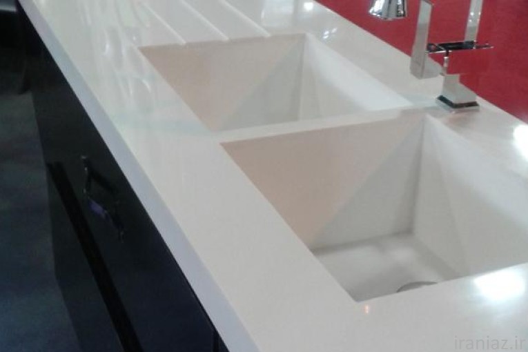 صفحه کابینت از جنس سنگ مصنوعی