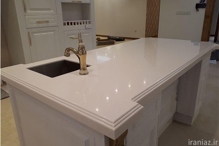صفحه کابینت از جنس سنگ مصنوعی