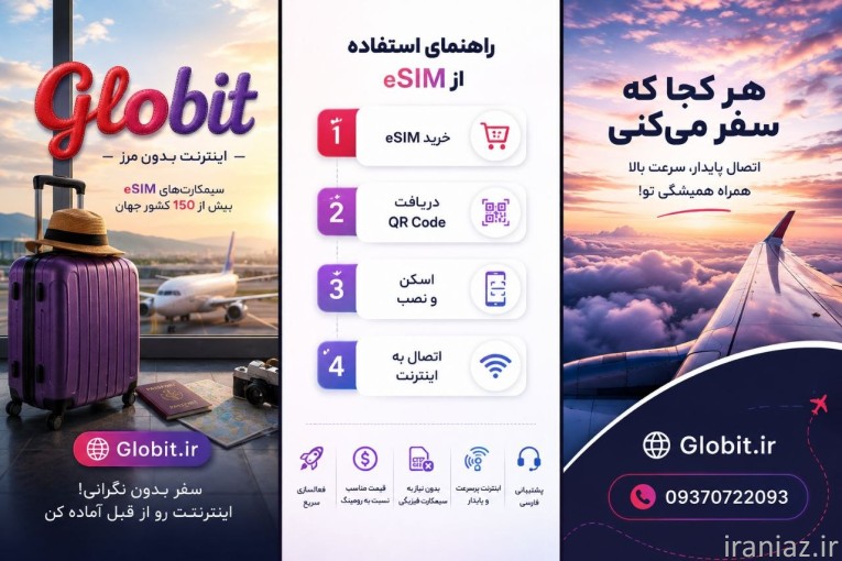 خرید eSIM بین المللی- اینترنت در ۱۵۰ کشور