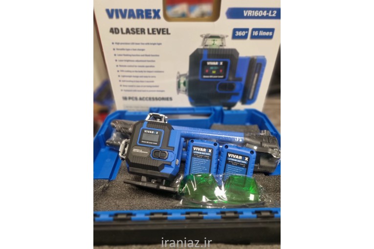 تراز لیزری 4D ۱۶ خط نور سبز VR1604-L2