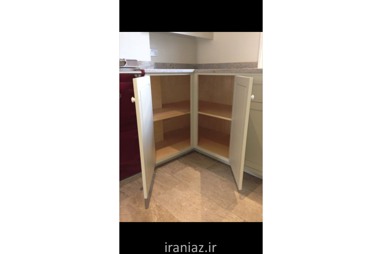 تعمییر کابینت کمد تخت ریل لولا درب چوبی رنگ طبیعی