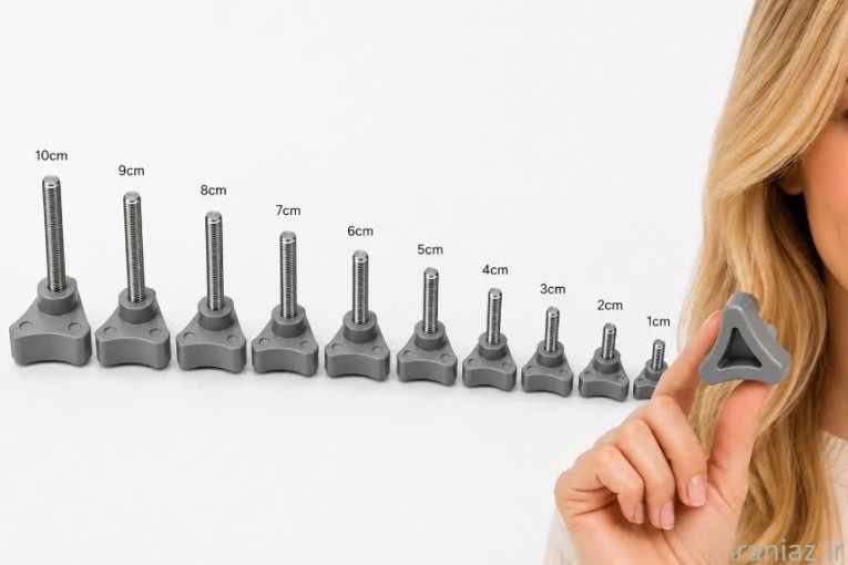 پیچ فلکه ای M۸ M4 M10 M12 M6