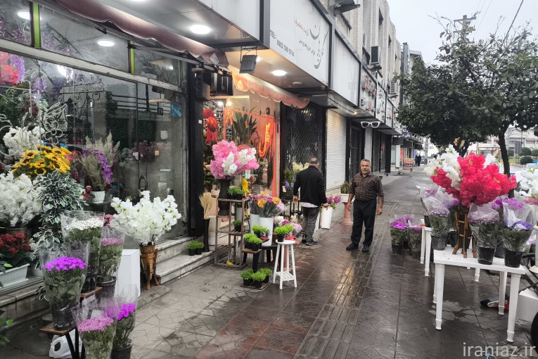 گلفروشی گلریزان بابل