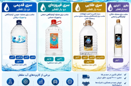 تولید و پخش آب مقطر دو و سه بار تقطیر نابت